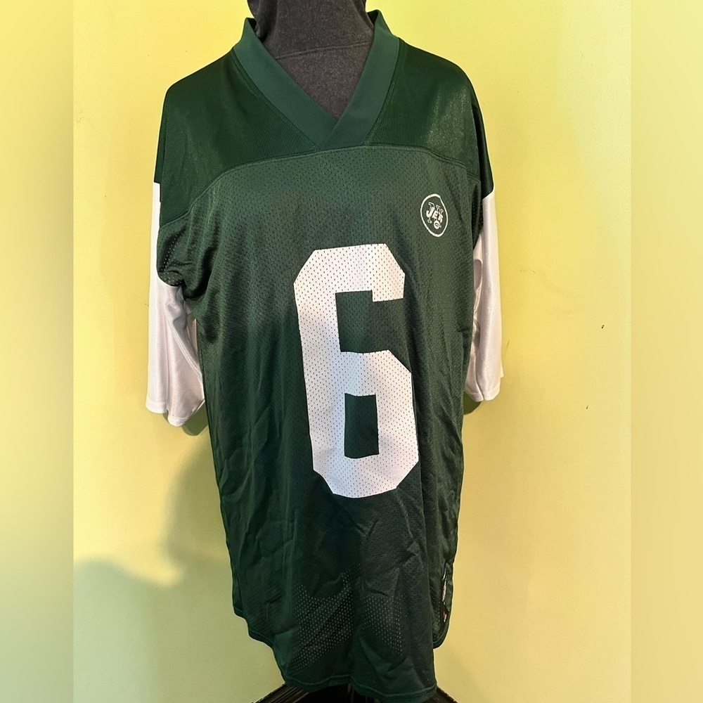 REEBOK Team Apparel NFL New York Jets Mark Sanchez #6 Green Jersey Men's Large